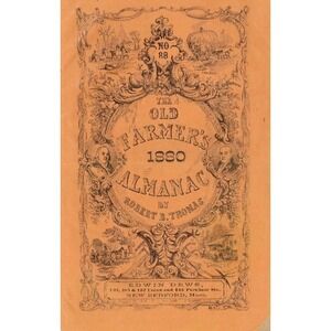 Almanac Old Farmer's 1880, Robert Thomas, Edwin Dews Publ. New Bedford MA #190